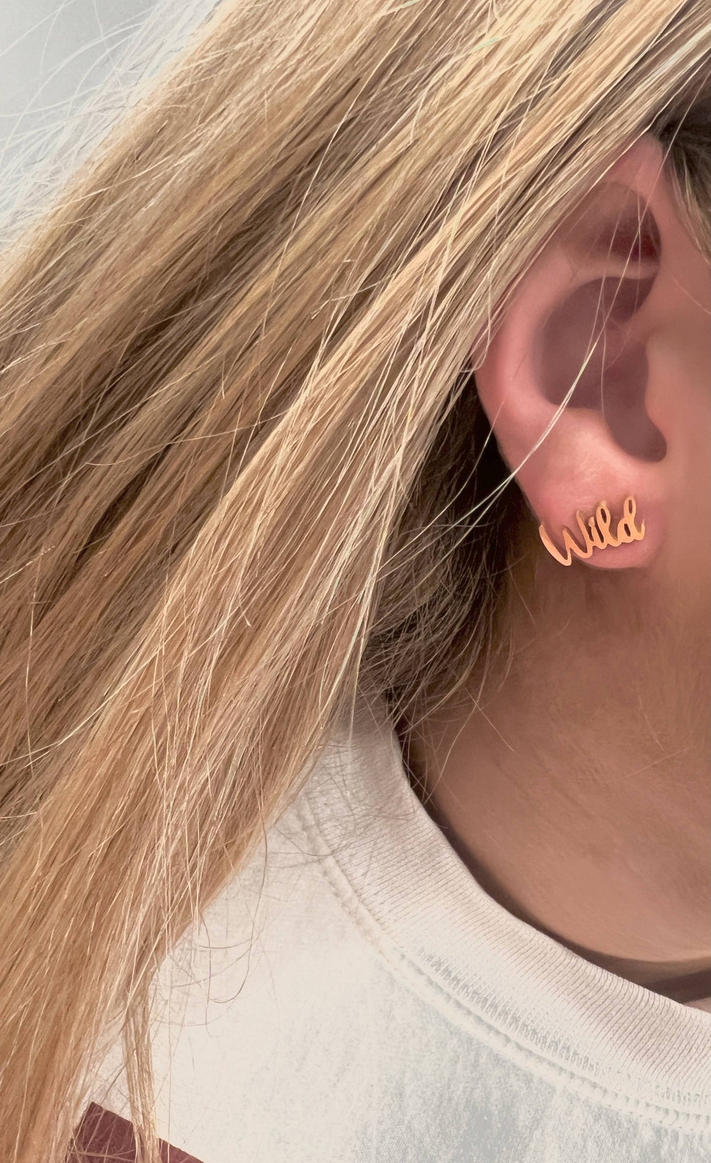 Wild Cats Stud Earrings (Dunwoody High School or University of Kentucky)