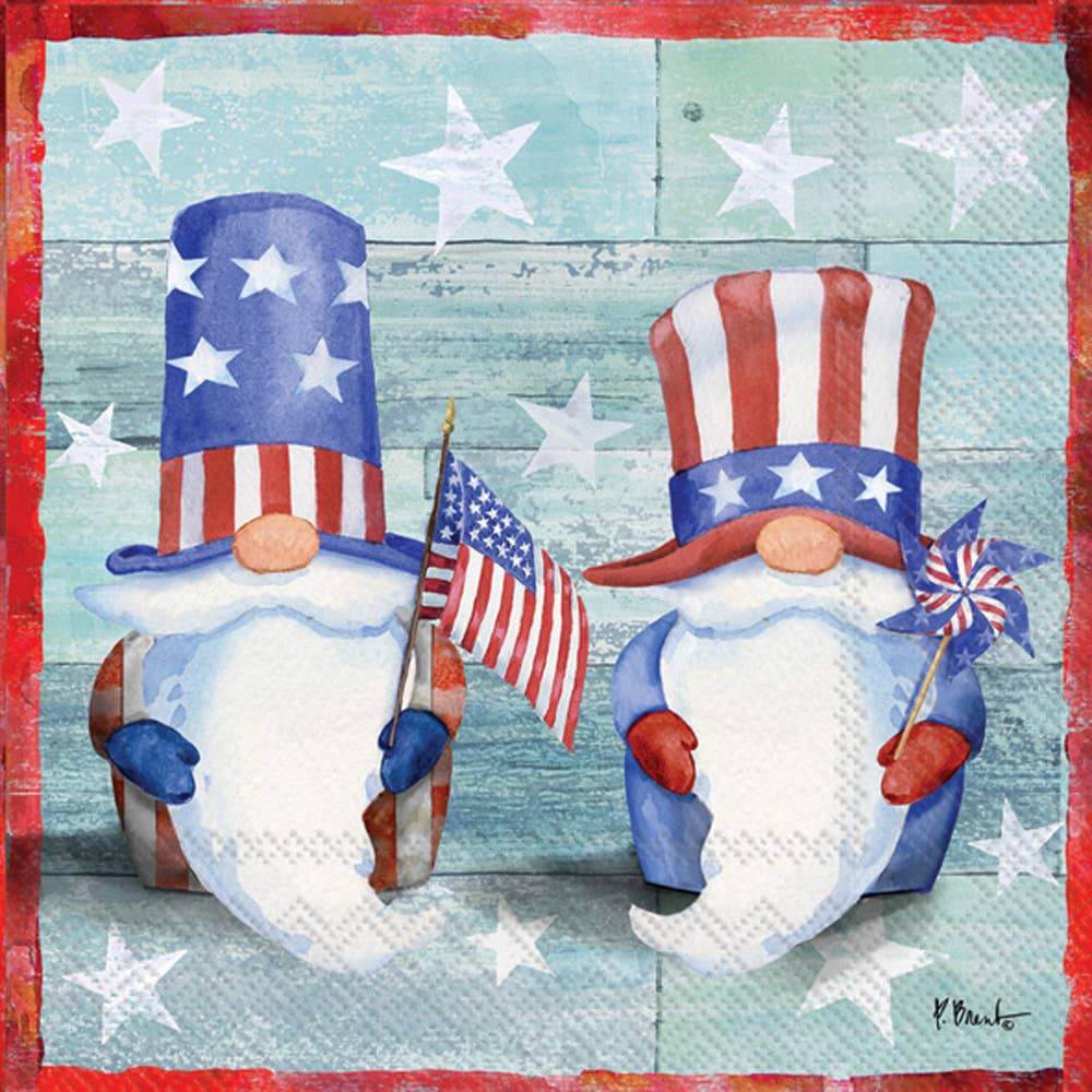 Cocktail Napkins - Freedom Gnomes