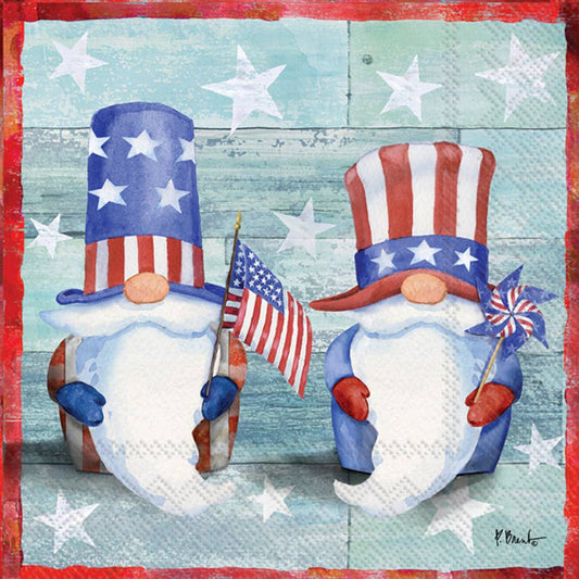Cocktail Napkins - Freedom Gnomes
