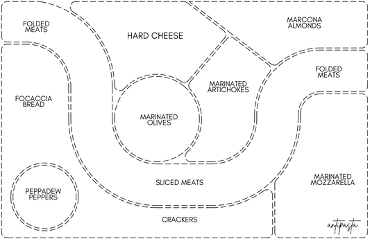 Tray Inserts - Charcuterie Maps