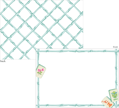 Stationery - Correspondence Cards - Mahjong
