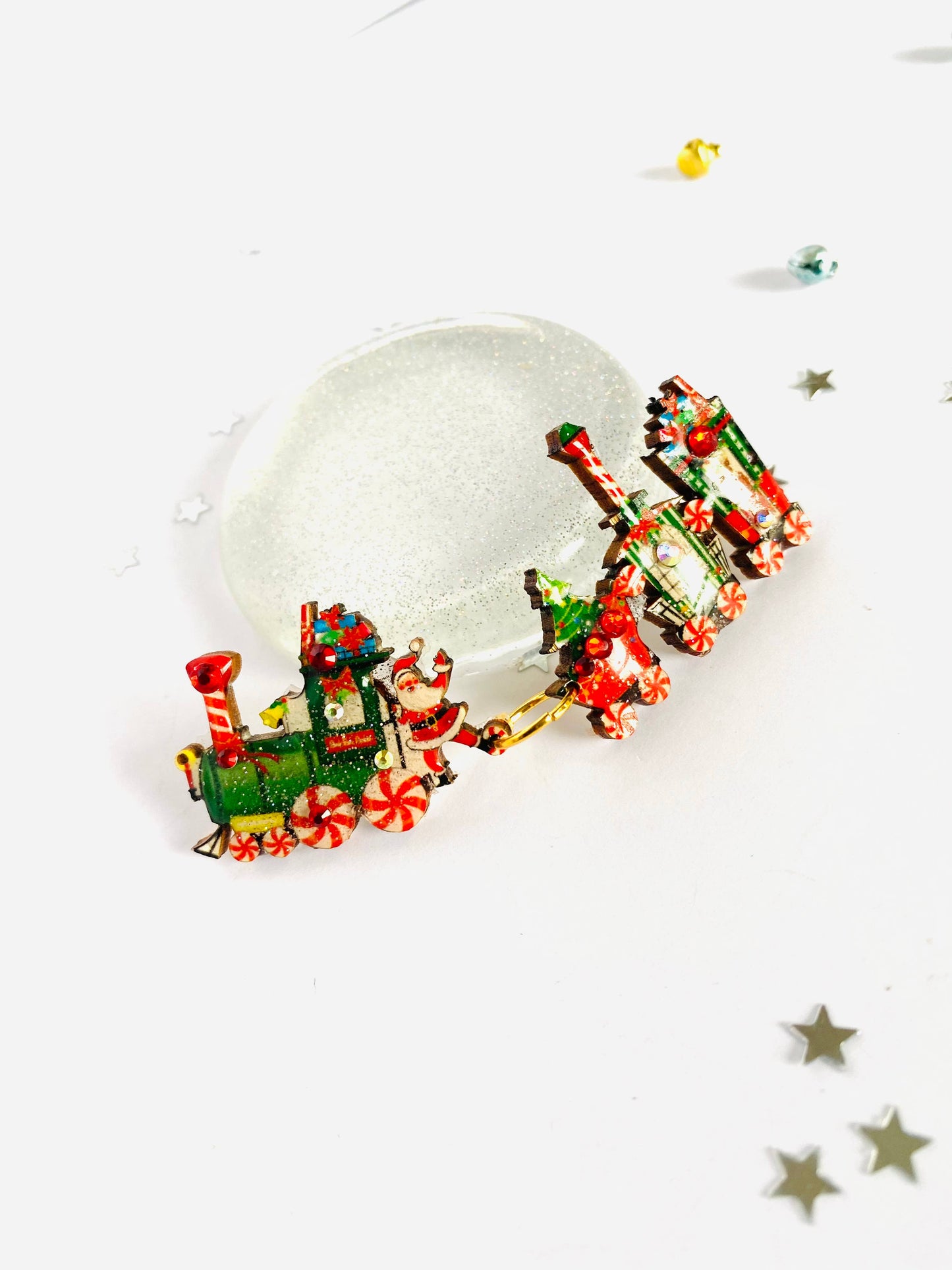 Brooch - Christmas train