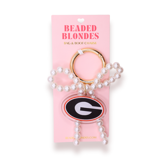 Collegiate Bag & Boot Charm- Georgia Bulldogs