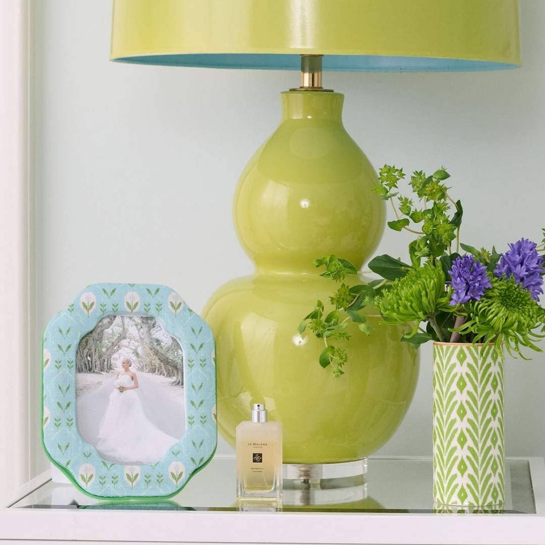 Frame - Blooms in Blue Fabric  by Laura Park Designs