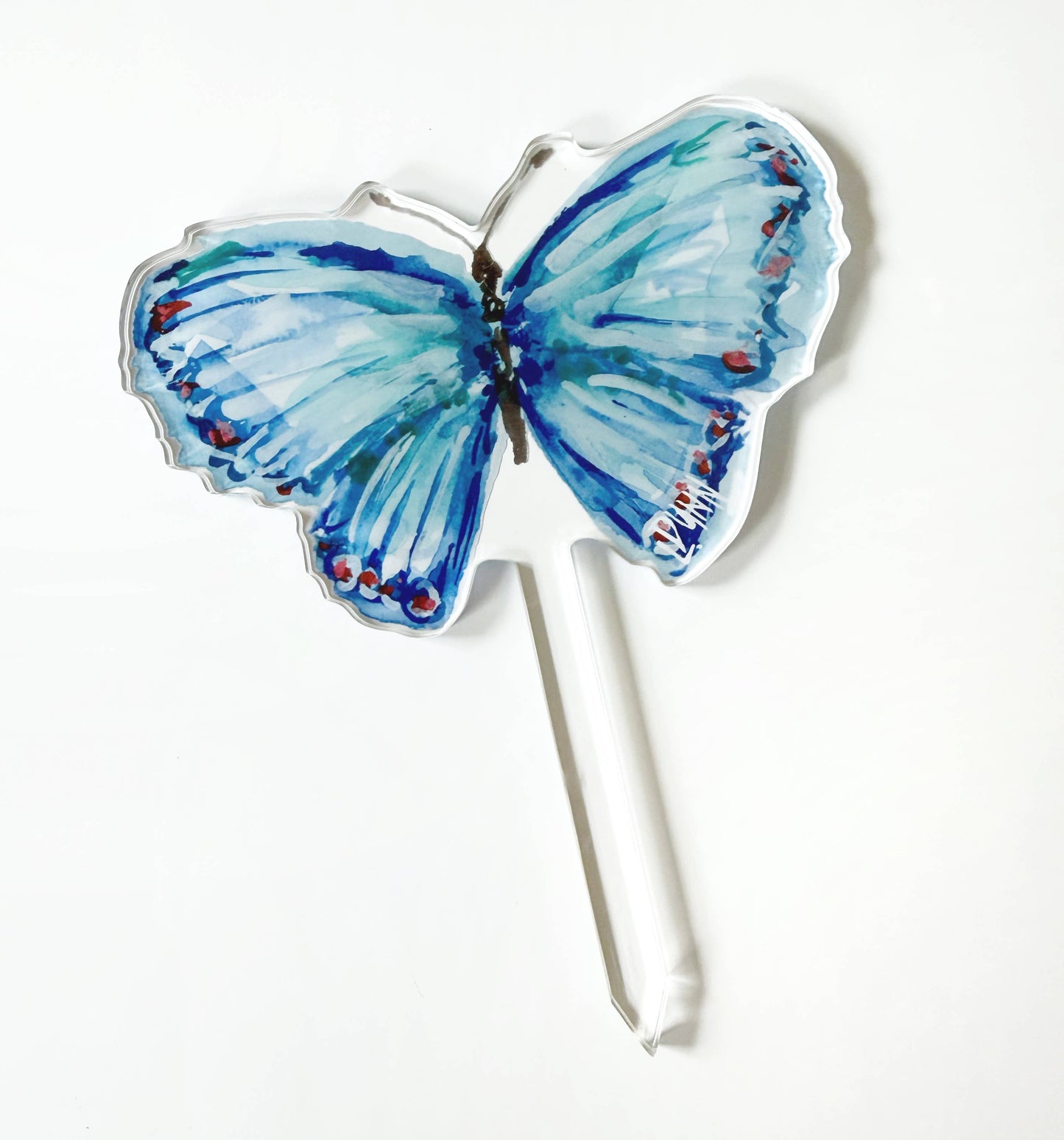 Acrylic Pick - Butterfly - Blue