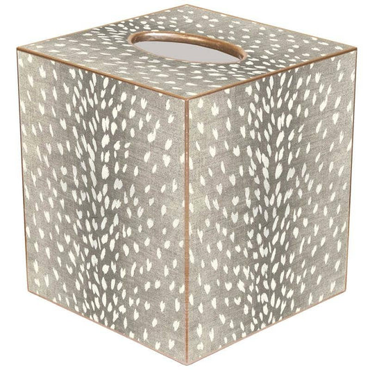Tissue Box - Antelope - Taupe Antelope