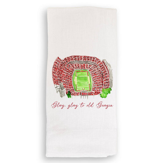 Tea Towel - UGA Football Stadium