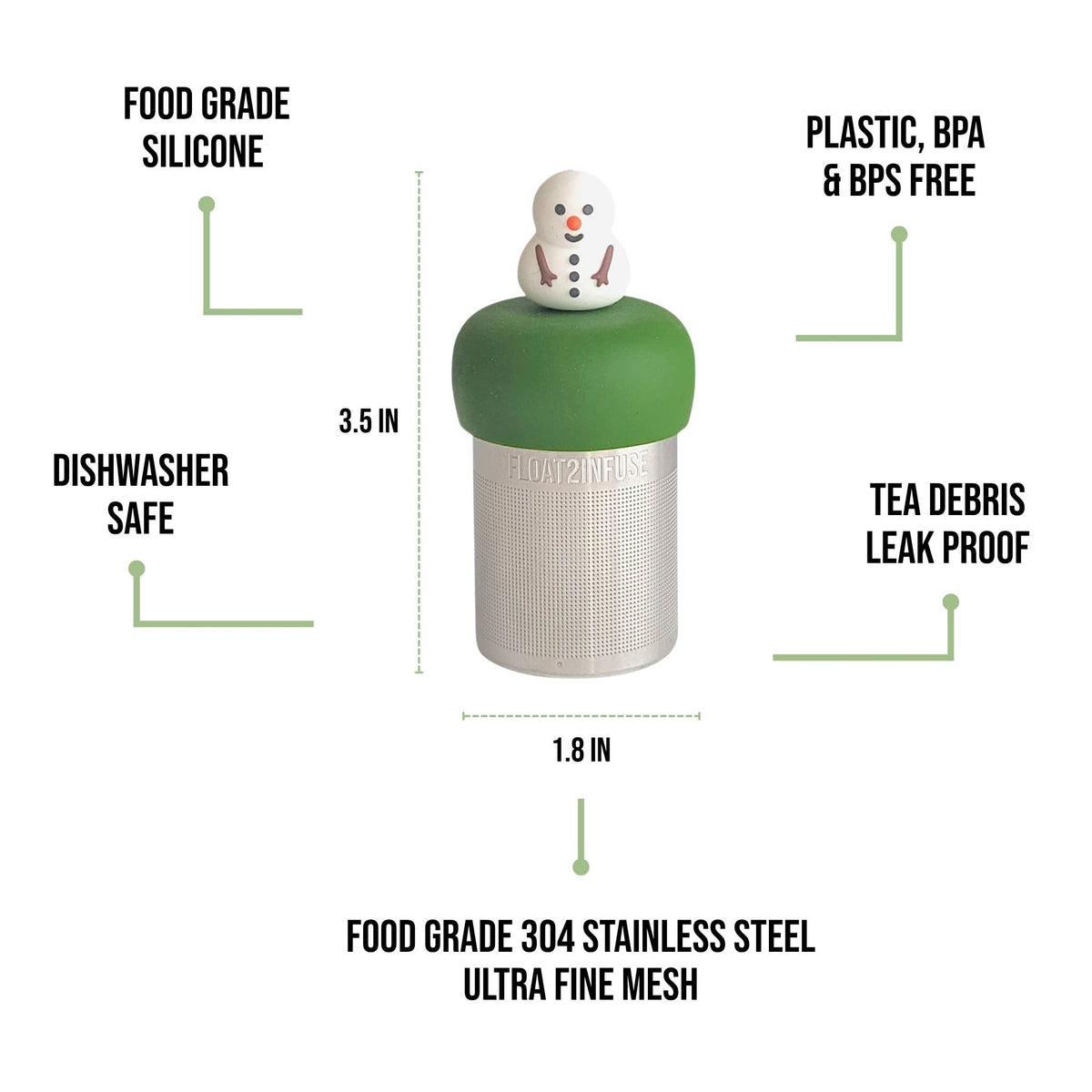 Floating Tea Infuser - Snowman
