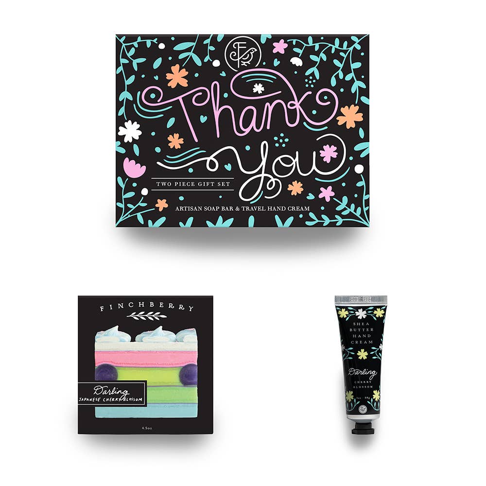 Hand Cream + Soap Thank You Gift Set