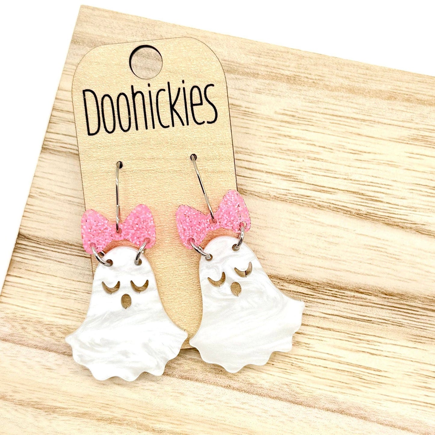 Earrings - Acrylic Ghost - Prissy