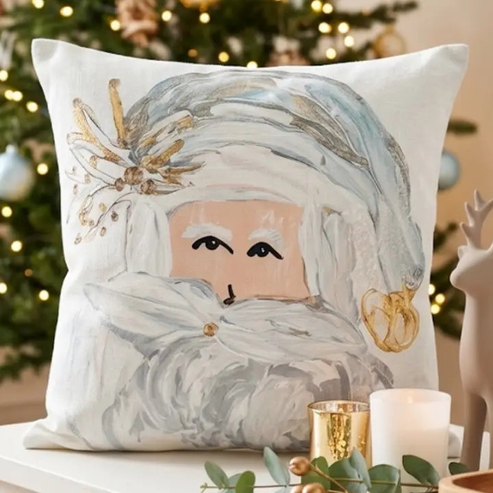Pillow - Santa Teal