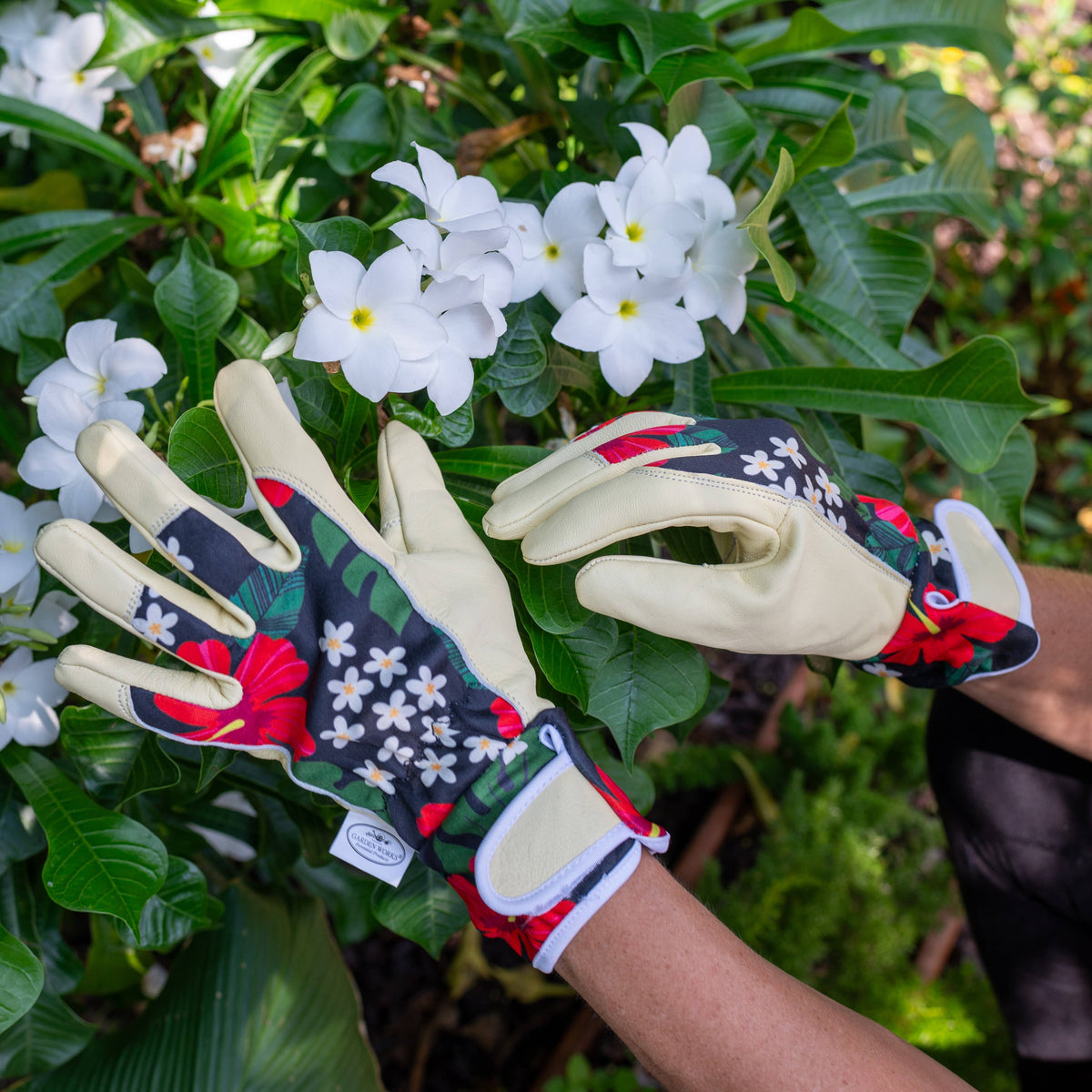 Gardening Glove - Hibiscus Leather