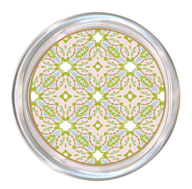 Coaster featuring the Laura Park Lagos Blush pattern