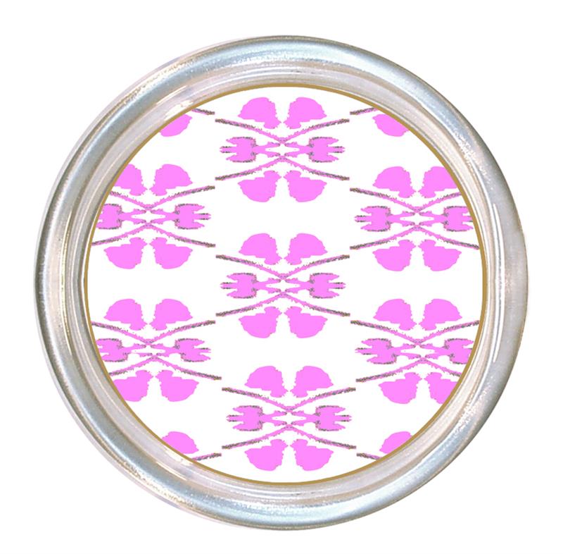 Coaster featuring the Laura Park Pink Clover pattern