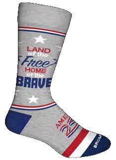 Socks - Free & Brave - America250™