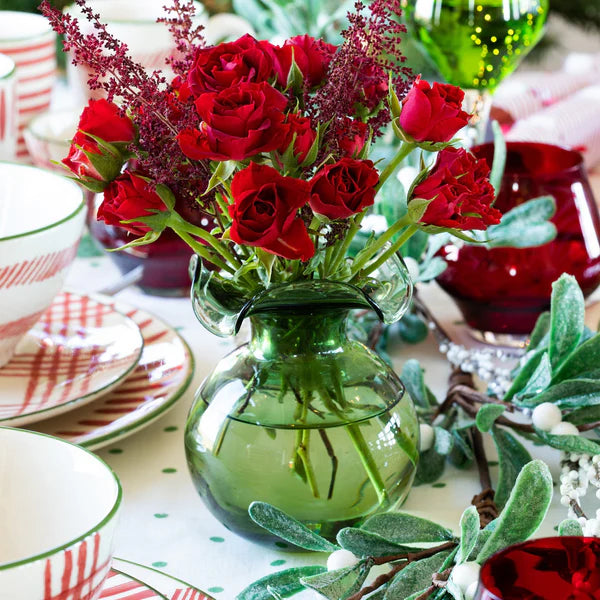Hibiscus Vase - Green