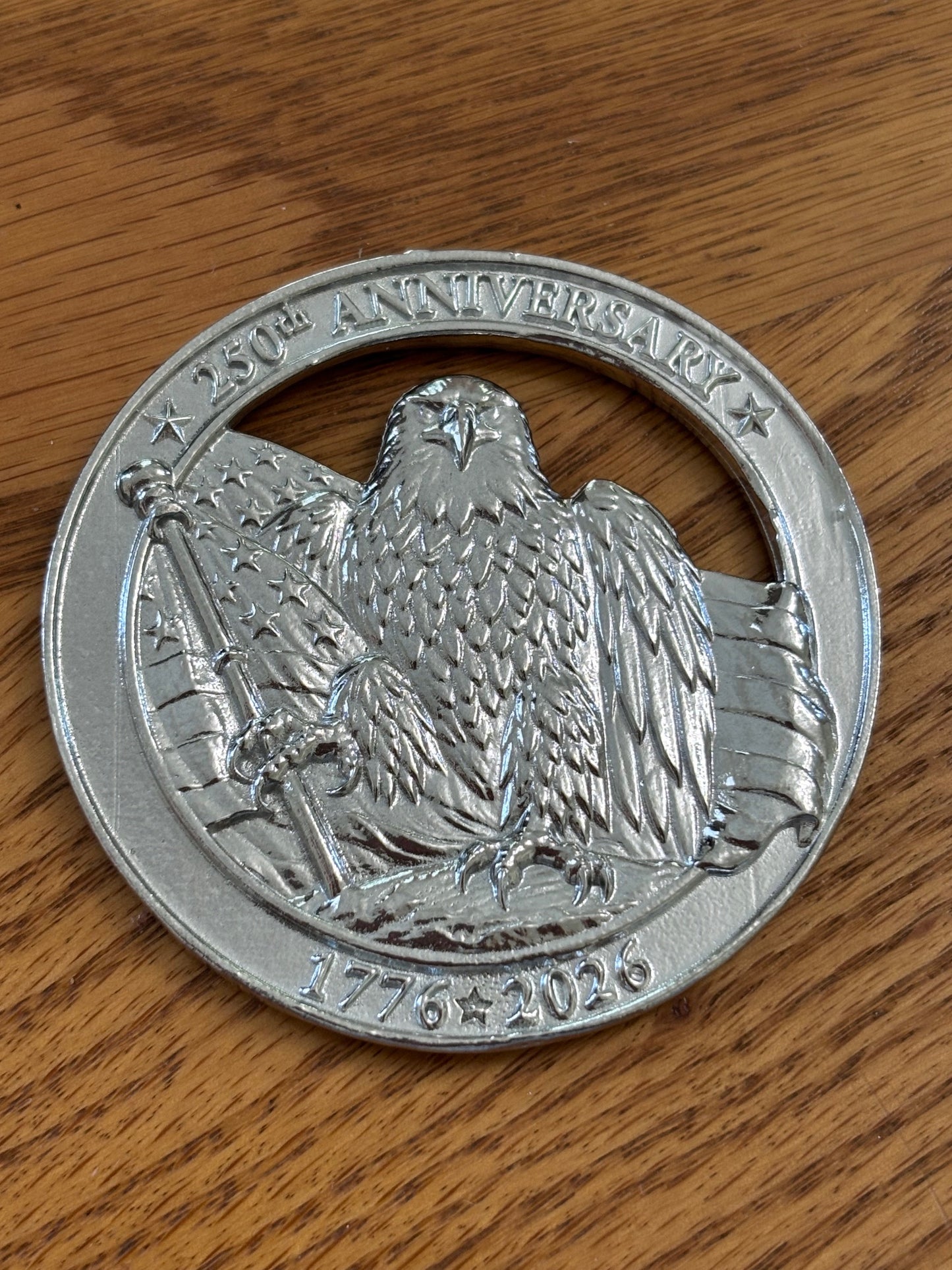 Paper/Napkin Weight - Eagle & American Flag