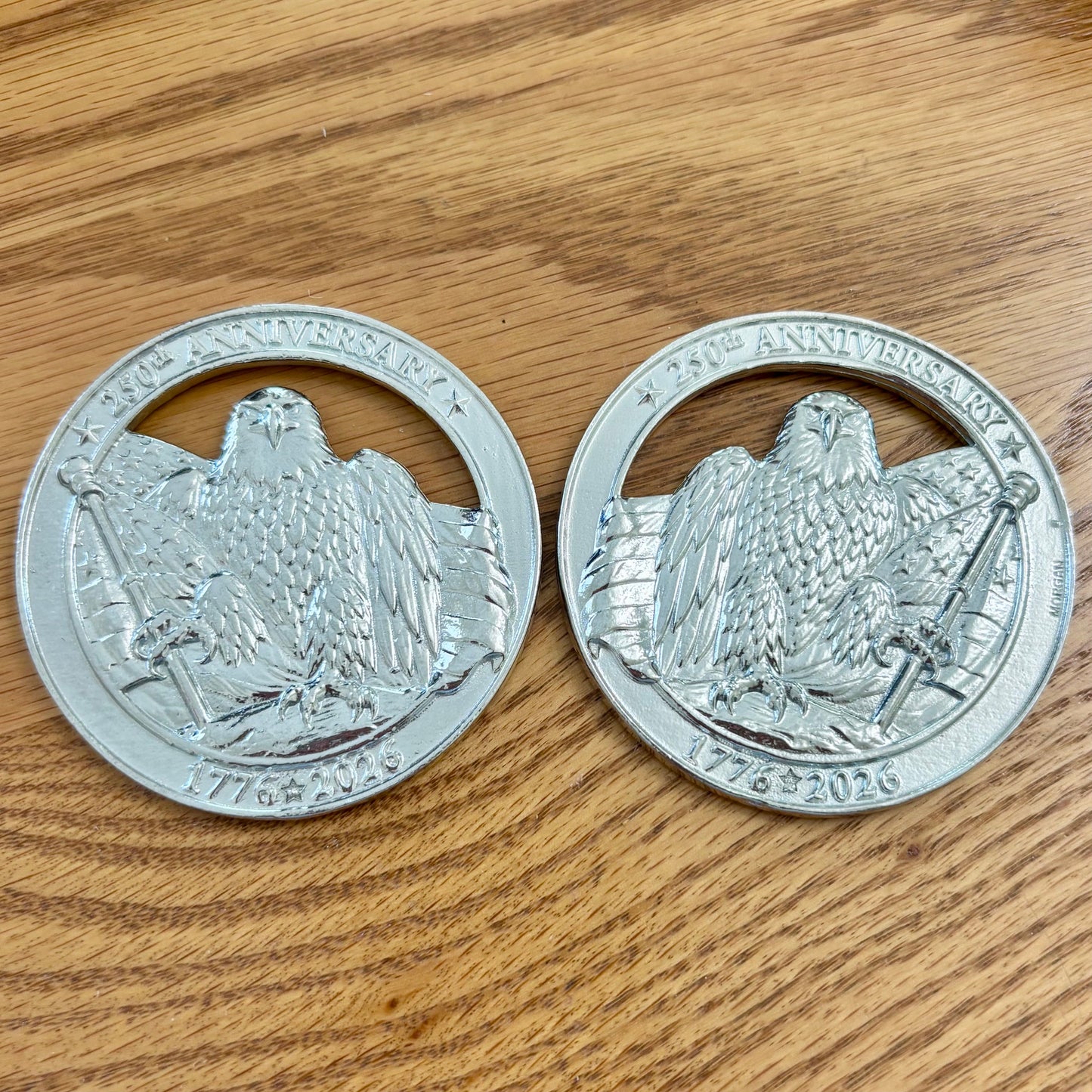 Paper/Napkin Weight - Eagle & American Flag