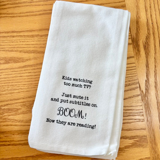 Tea Towel - Too Much TV