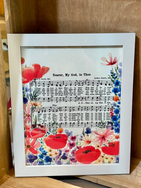 Hymn Print - Nearer My God to Thee