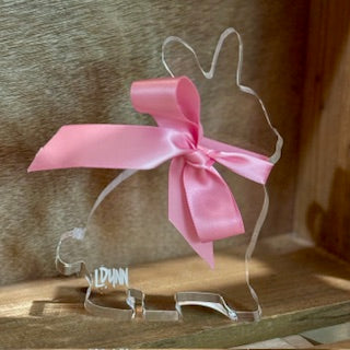 Acrylic  Bunny - Clear