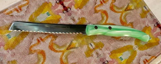 Tomato Knife - Light Green Handle