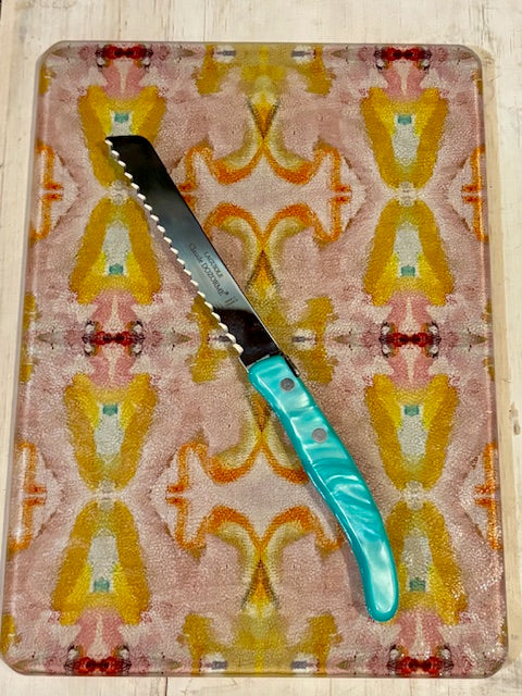 Tomato Knife - Turquoise Handle