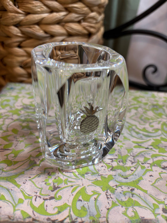Pewter Medallion on Cocktail Pick Holder / Assorted