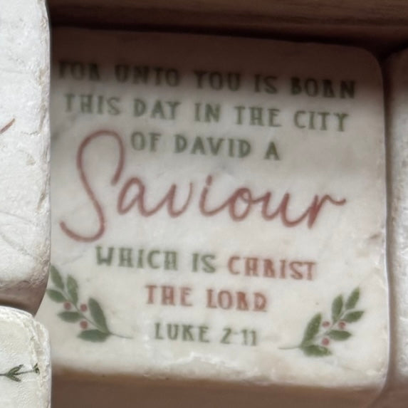 Assorted Scripture Stones - Christmas Verses