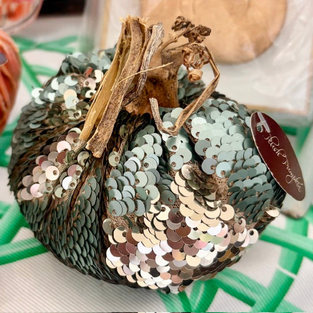 Plush Pumpkin - Sequin - 4"