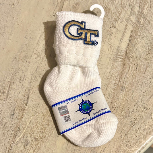 Georgia Tech Booties - 6-12 mo