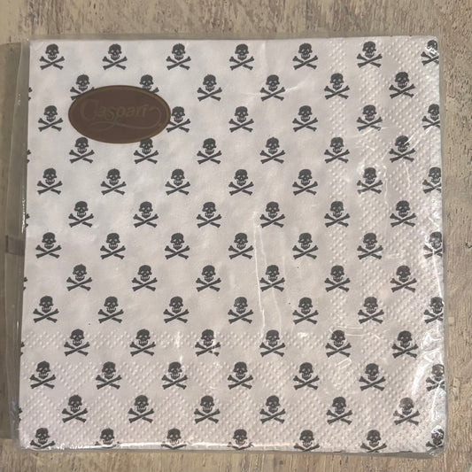 Cocktail Napkins - Skull & Crossbones