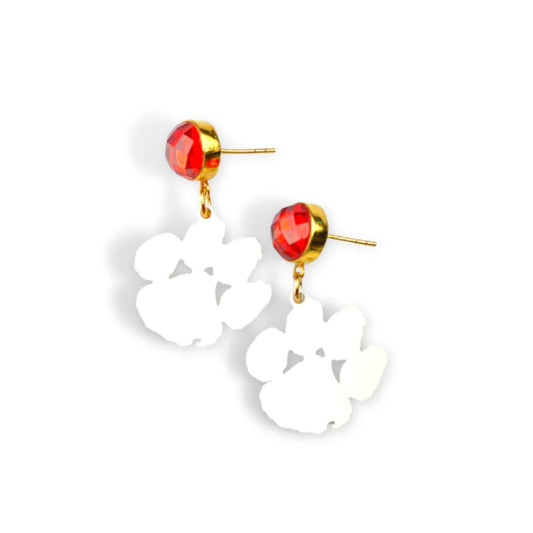 Clemson Dangle Earrings