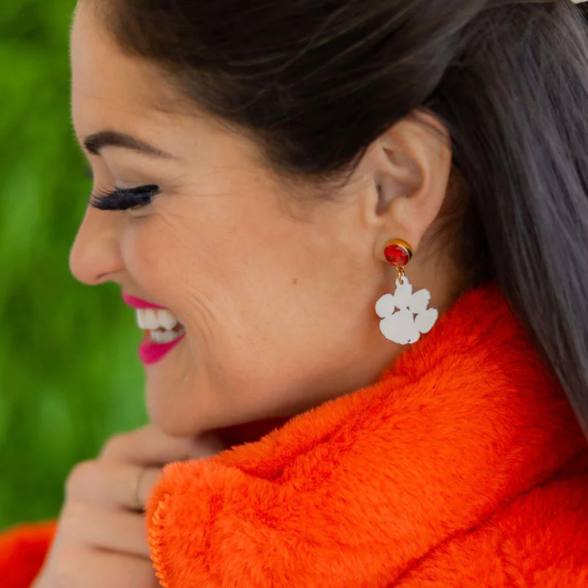 Clemson Dangle Earrings