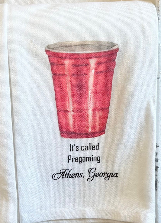 Tea Towel - Pregaming Athens GA Pre-Gaming