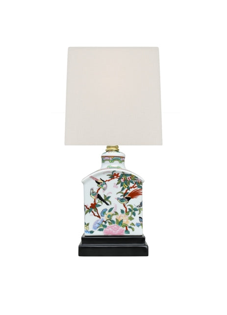 Lamp - Porcelain Rose Canton 13"