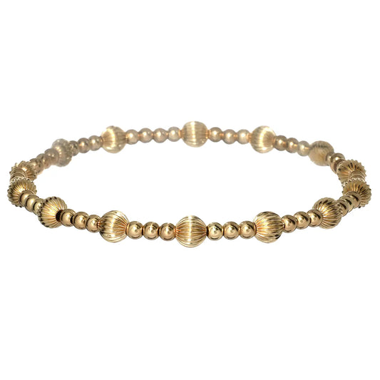 London 8-inch | Stretchy Anti-Tarnish  14K Gold Filled Bracelet