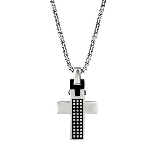 Small Cross with Checkerboard Center