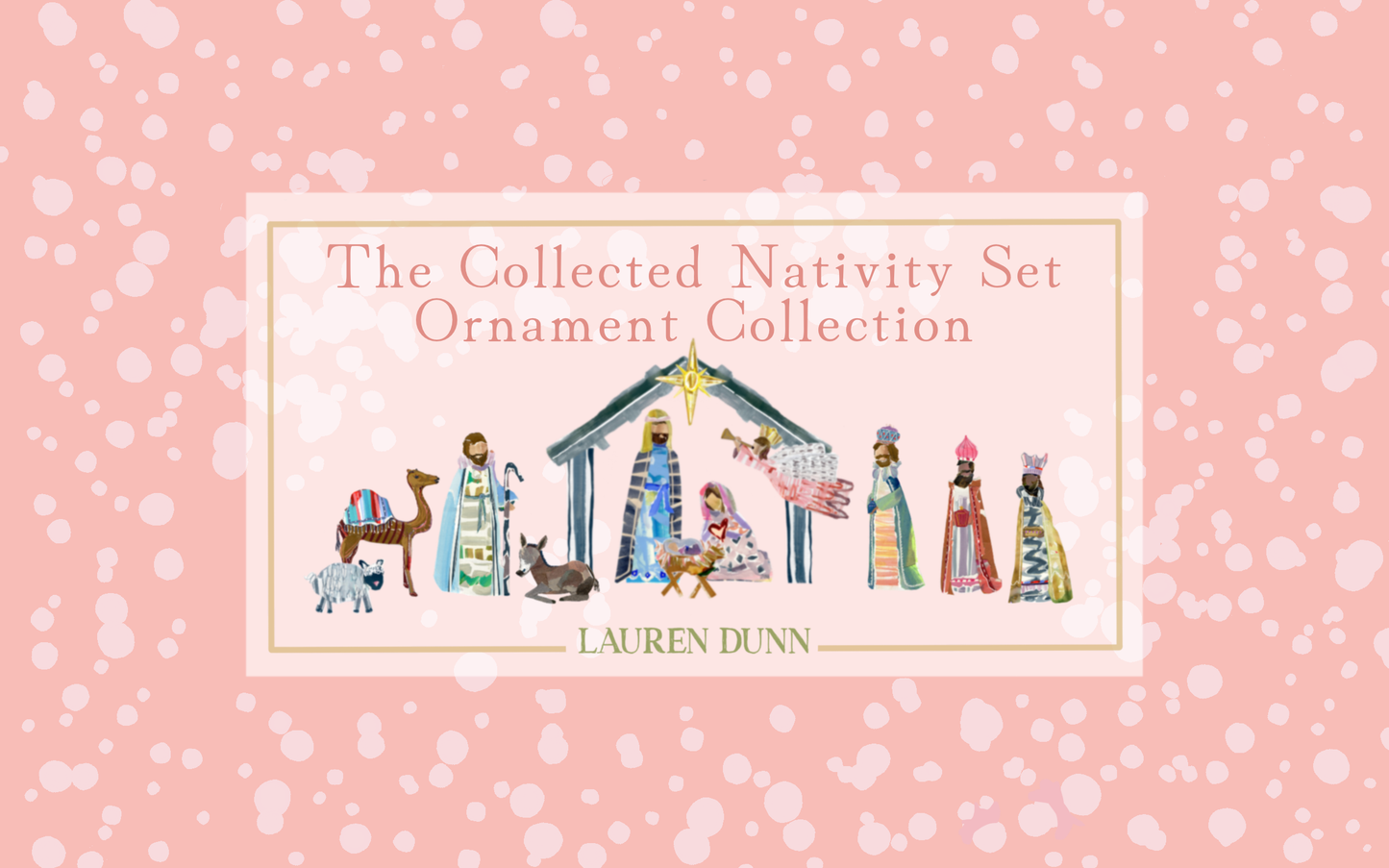 Acrylic Ornament - The Collected Nativity Ornament Set