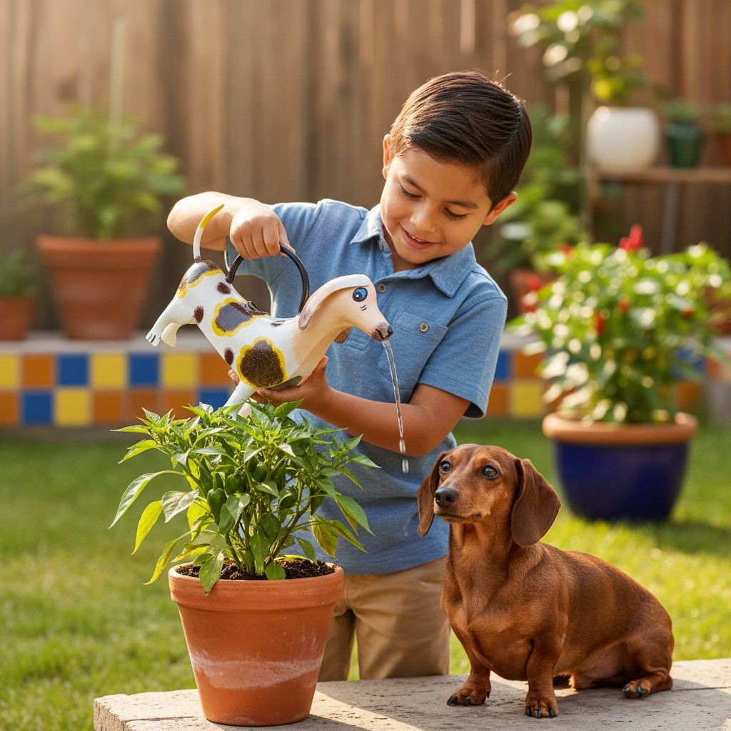 Watering Can - Dora Dachshund