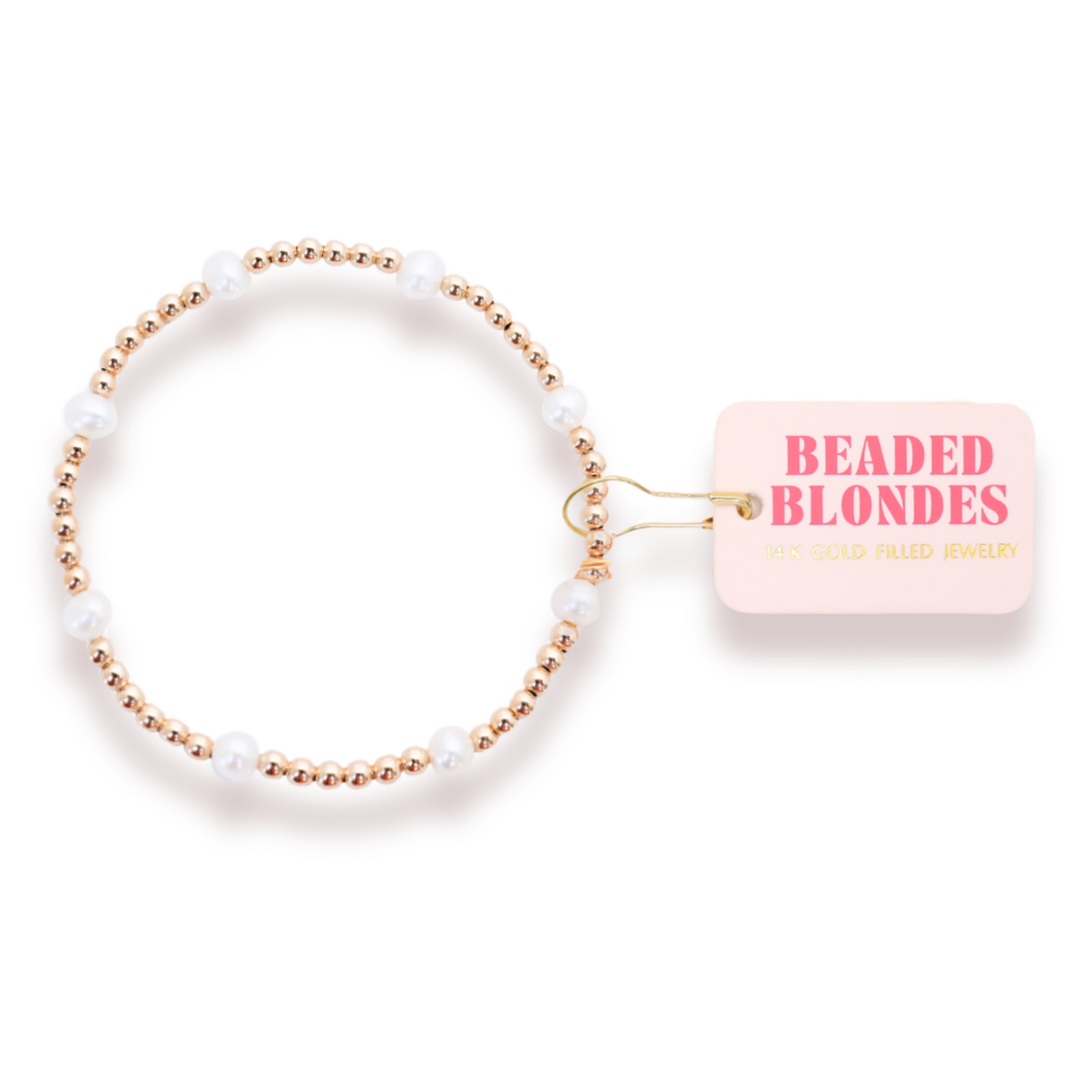 Bracelet - Pearl/Gold Kate