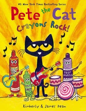 Book - Pete the Cat: Crayons Rock!