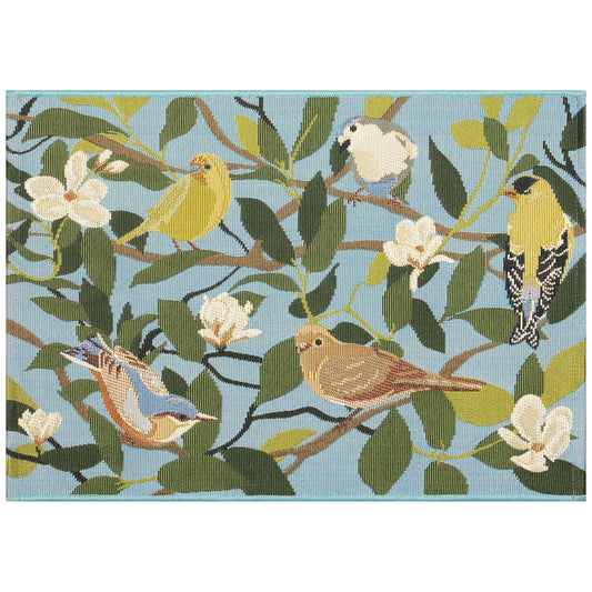 Rug - Indoor/Outdoor - Floral Finches (Esencia)