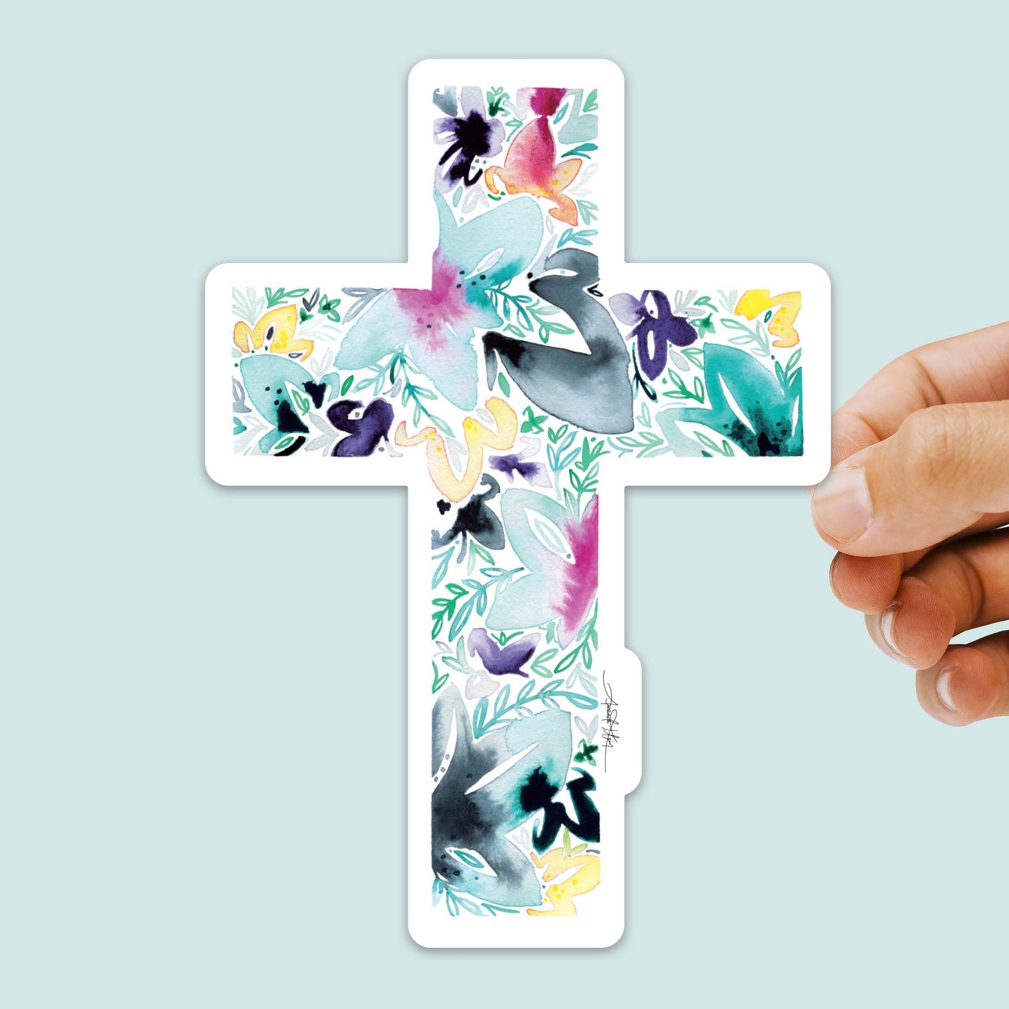Cross - Vinyl Sticker