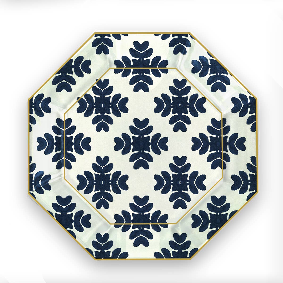 Trinket Dish - Brushstrokes Navy by Laura Park pattern