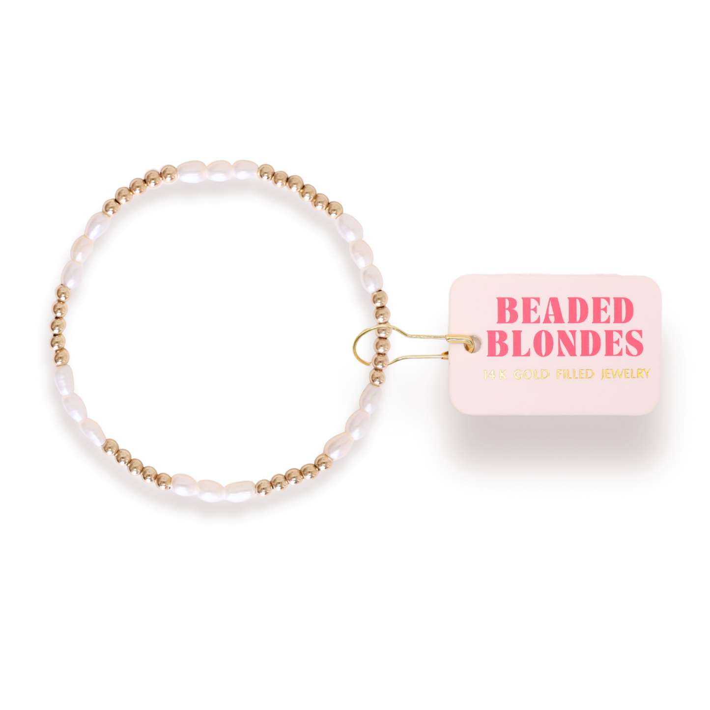 Bracelet - Pearl/Gold Alli
