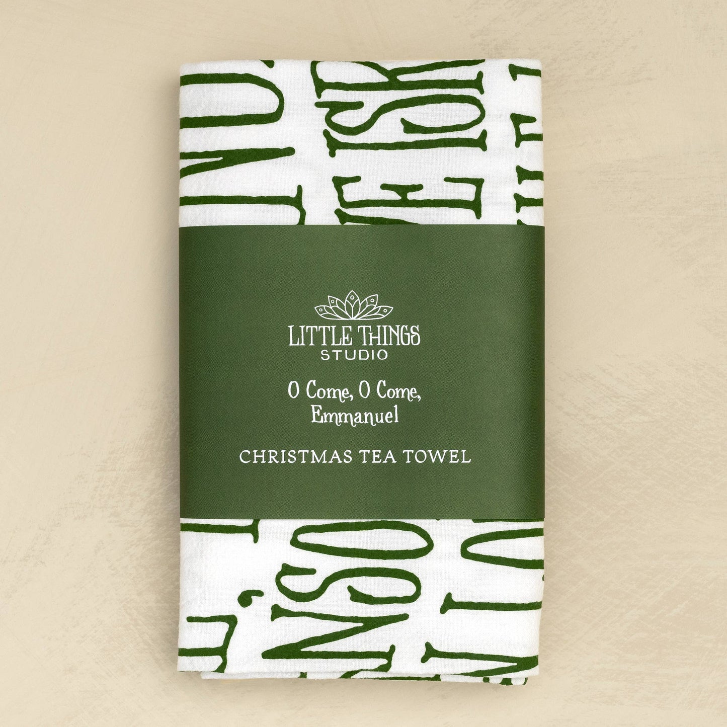 Hymn Tea Towel:  O Come, O Come Emmanuel