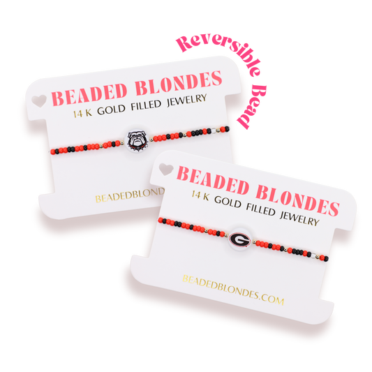 Bracelet - Collegiate+Georgia Flip Bead