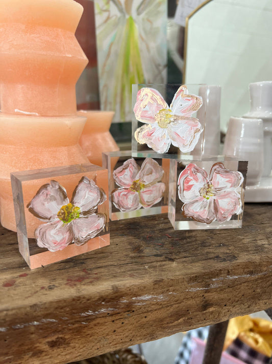 Painting - Dogwood on Lucite