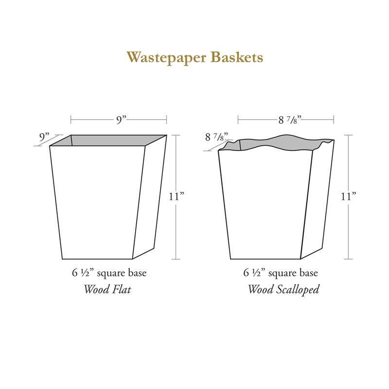 Wastepaper Basket - Laura Park Nantucket Bloom pattern